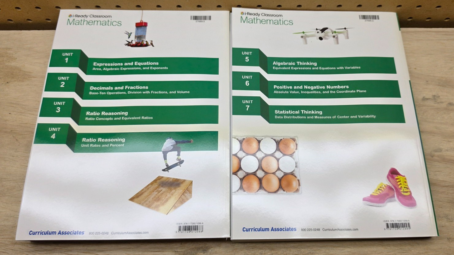i-Ready Classroom Mathematics Grade 6 Volume 1 & 2 Workbook Students NEW