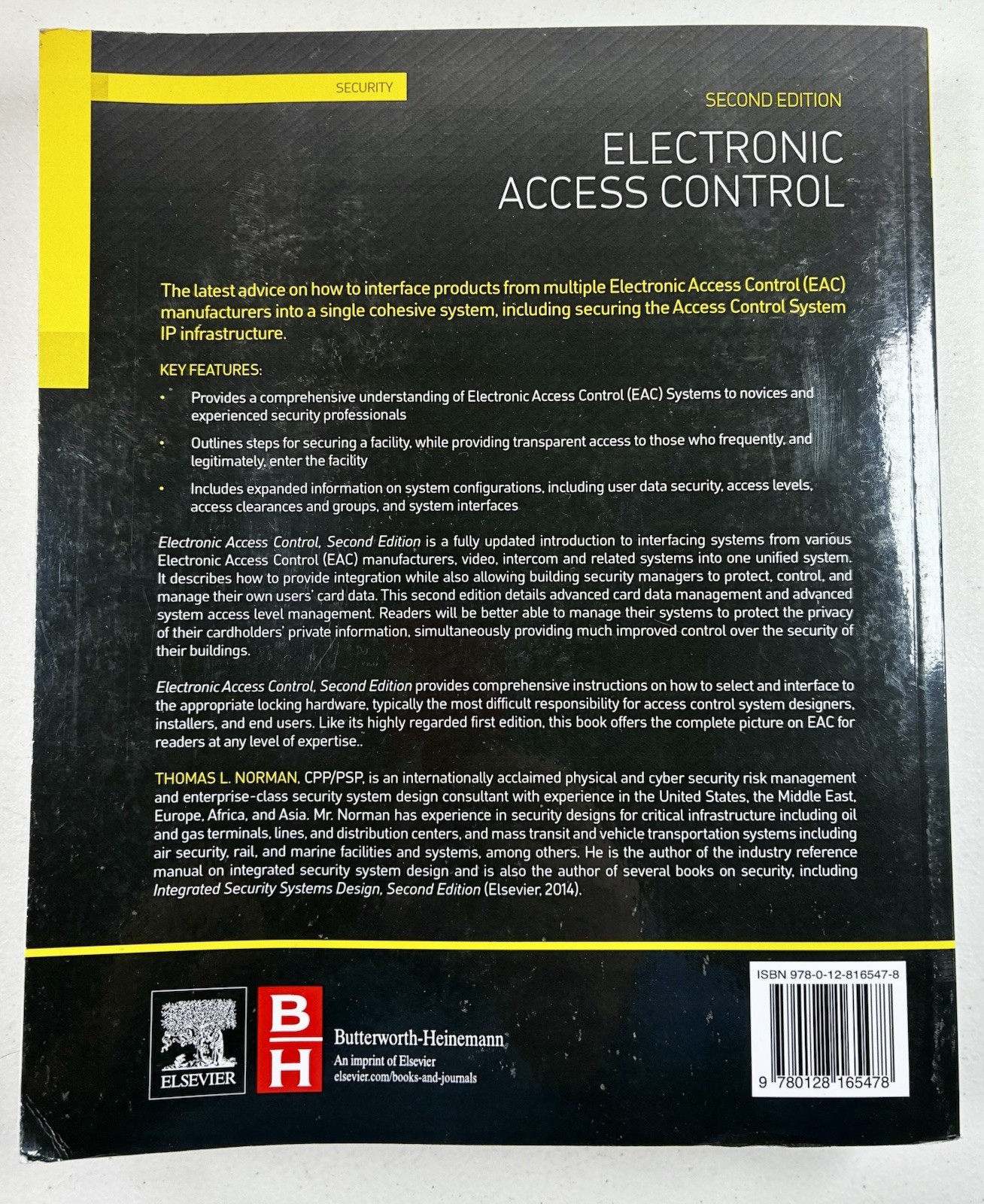 Electronic Access Control 2nd Ed Thomas Norman IBEW NECA ISBN 9780128165478