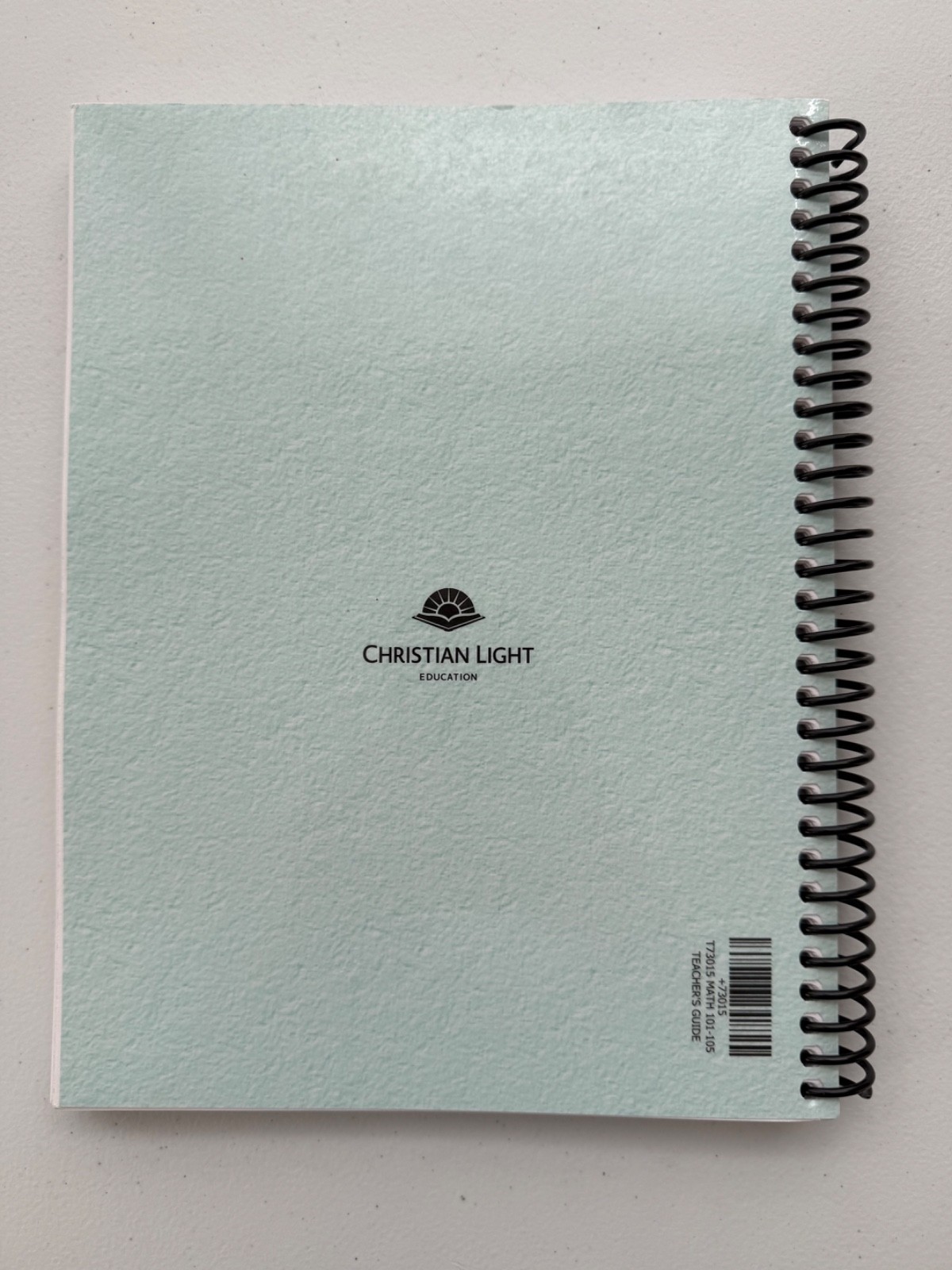 Christian Light Education – Mathematics 1 – Teachers Guides 101-105 & 106-110