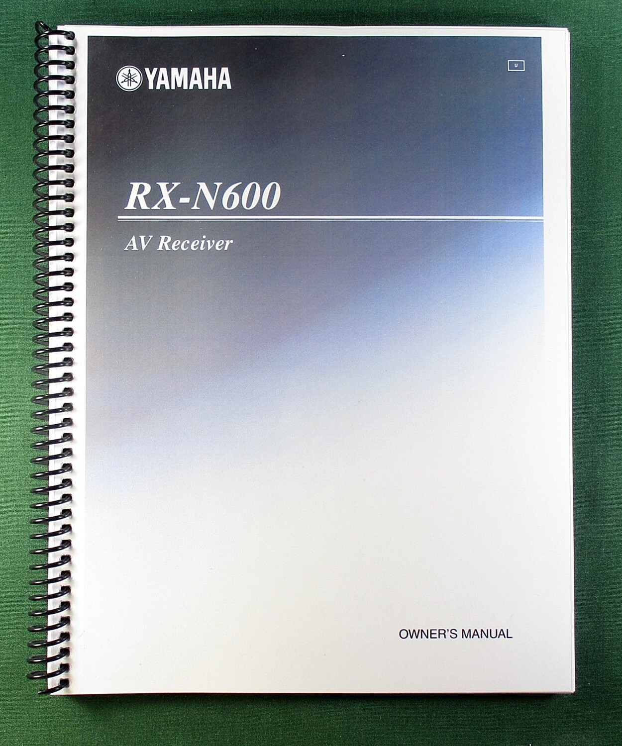 Yamaha RX-N600 Instruction Manual: 132 Pages & Protective Covers!