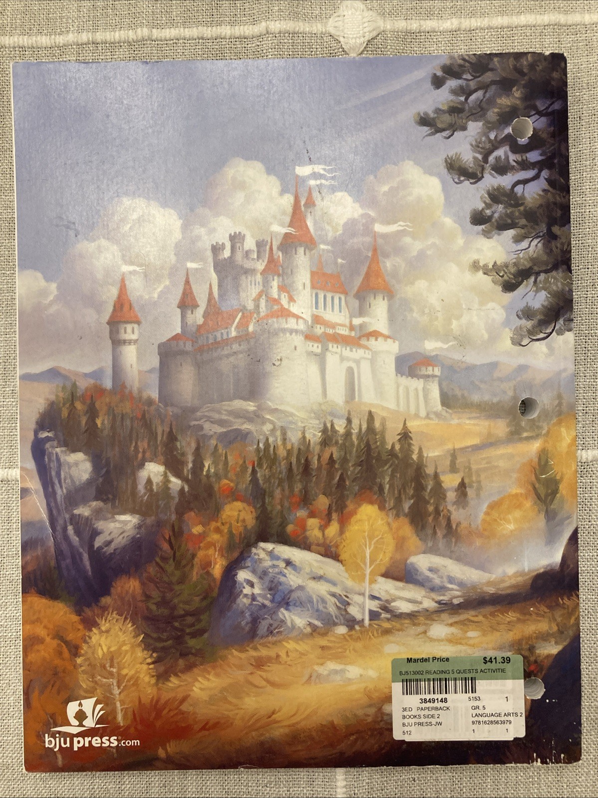 NEW BJU Press Bob Jones 5th grade READING 5 QUESTS STUDENT ACTIVITIES 3rd ed