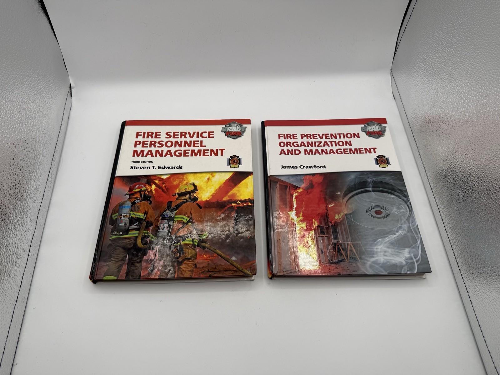 BradyFire Book Lot Fire Service Personnel Management 3rd & Prevention Organizati