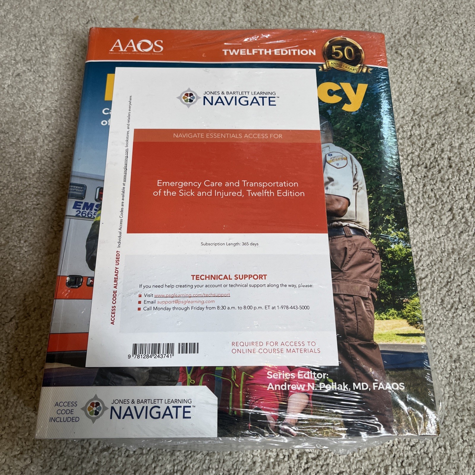 NEW AAOS Emergency Care And Transportation Of The Sick And Injured, 12th Edition