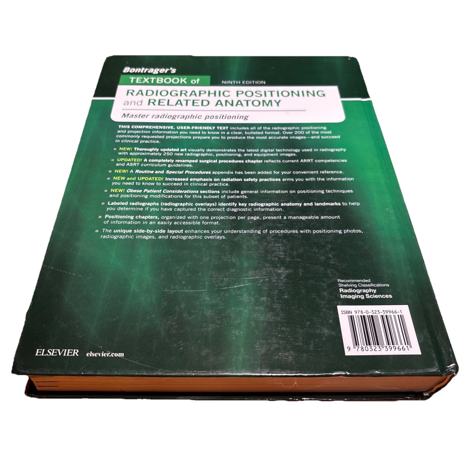 Bontrager’s Textbook of Radiographic Positioning… 2018 9th Edition Kendrick