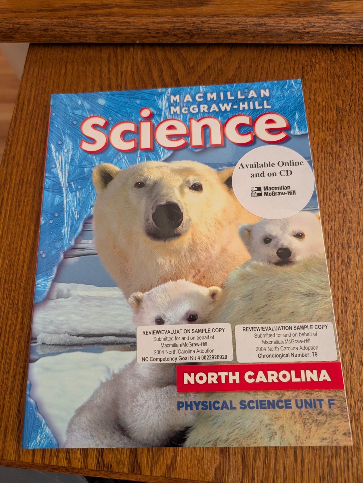 Grade 1 Macmillan McGraw Hill Science Activity and Resource Books