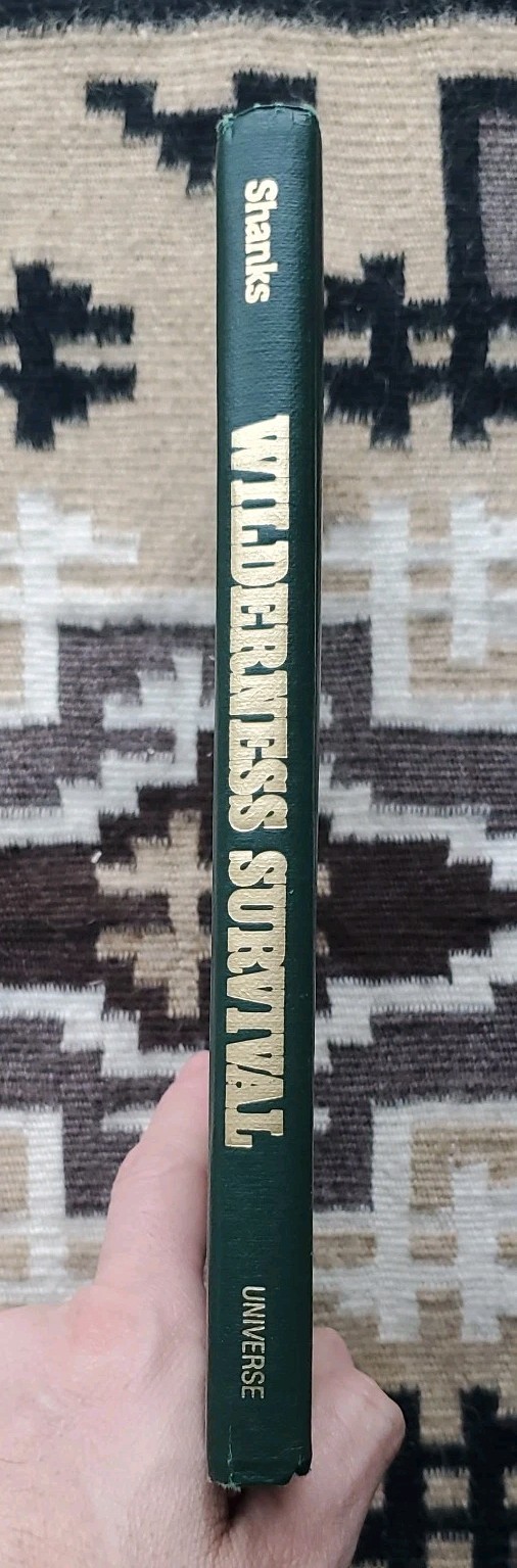 Wilderness Survival by Bernard Shanks 1980 Outdoor Recreationist Guide Hardcover