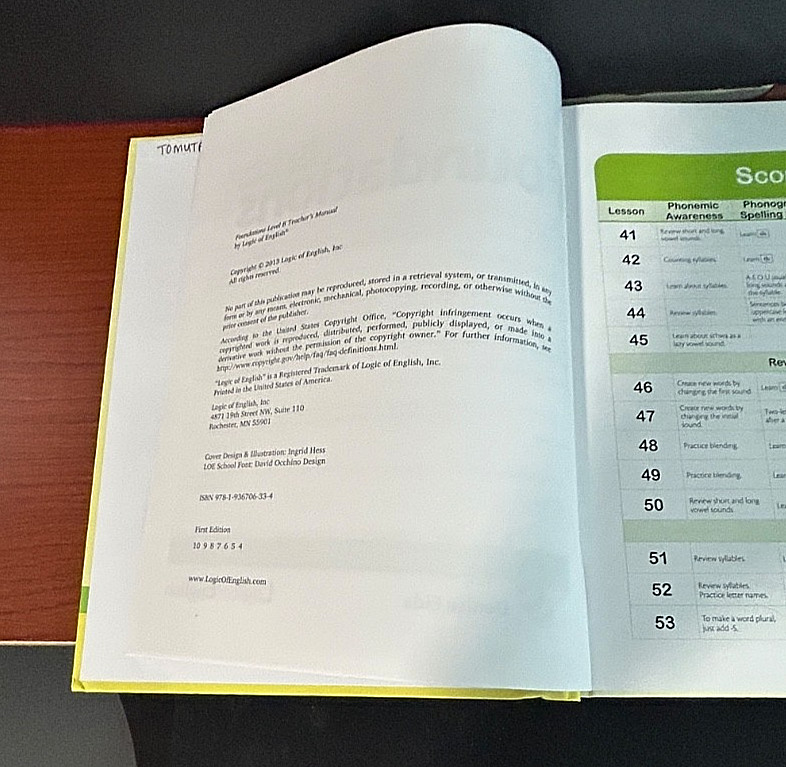 Logic of English Foundations Level B Teacher’s Manual by Denise Eide