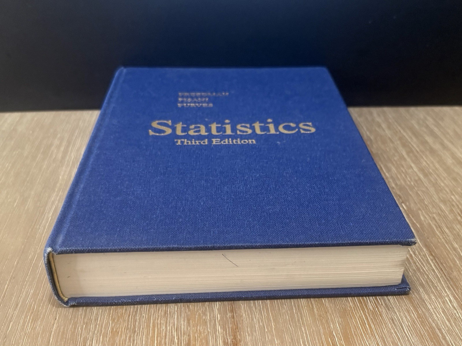 Statistics Third Edition by Freedman, Pisani, and Purves 1998 Hardcover
