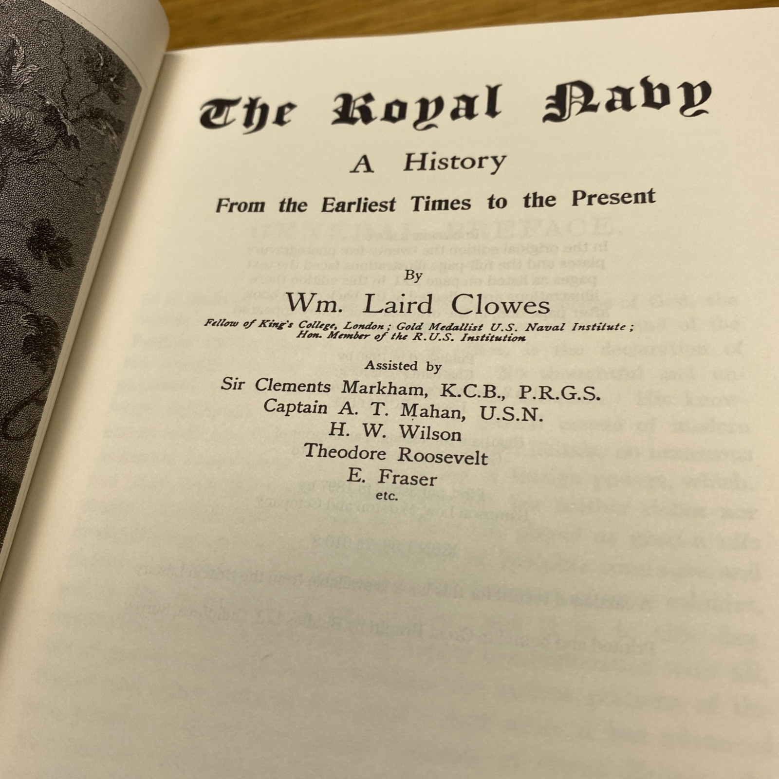 History of The Royal Navy: 7 volume softcover set by William Clowes