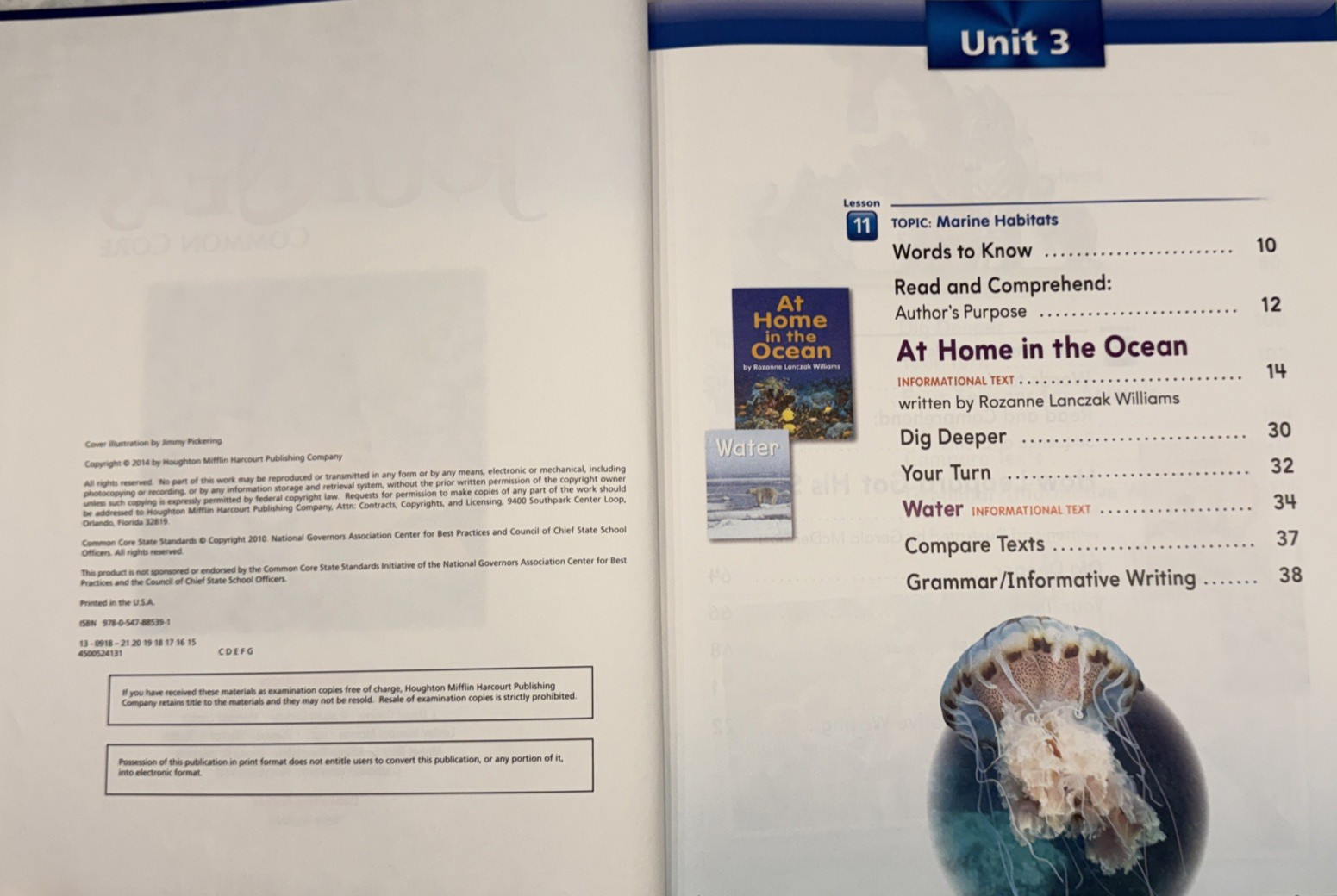 Journeys Common Core HMH Hardcover Textbook Lot 5 Books Grades 1 & 3 -Homeschool