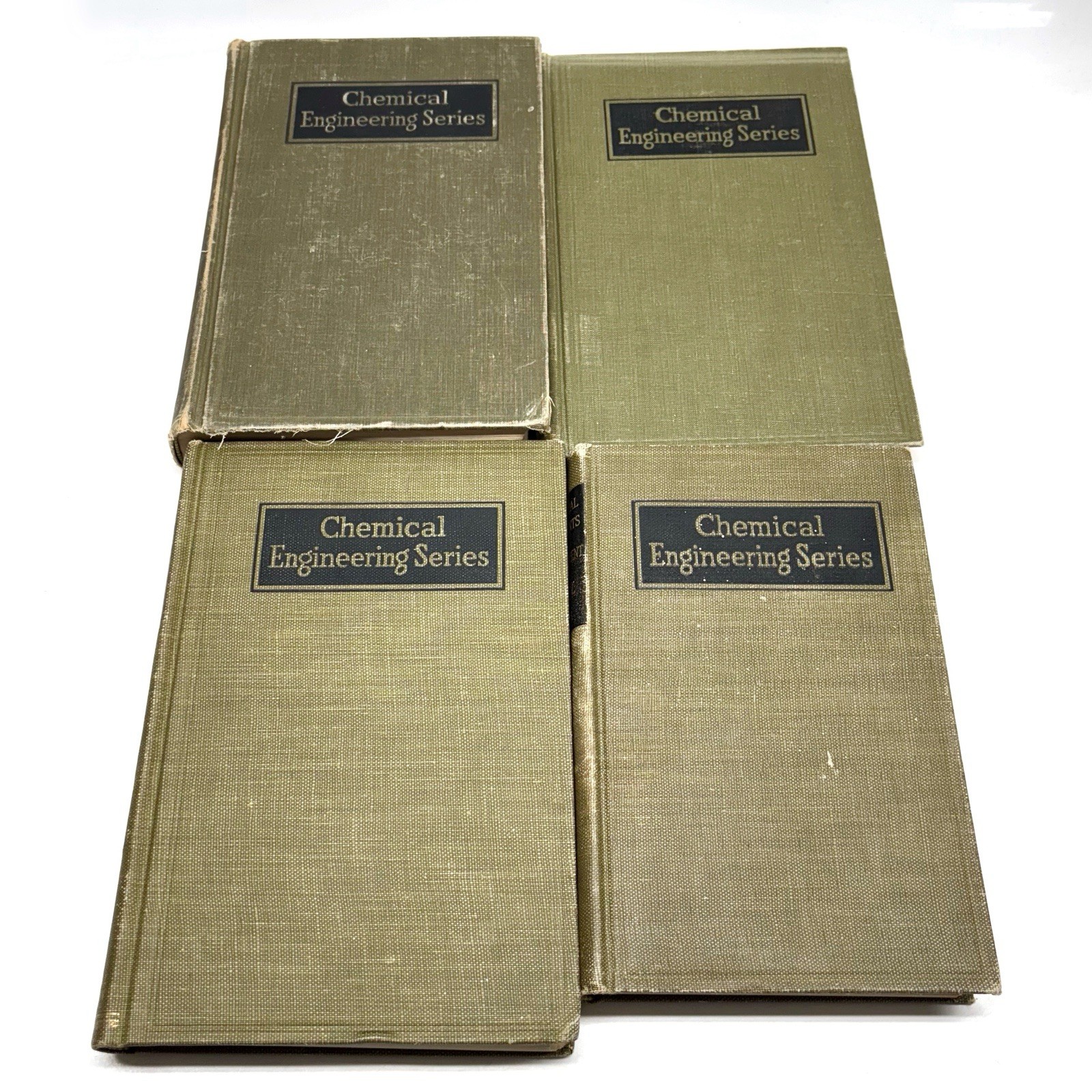 McGraw Hill Chemical Engineering Series Lot Of 4 Hardcover Various Titles Vtg