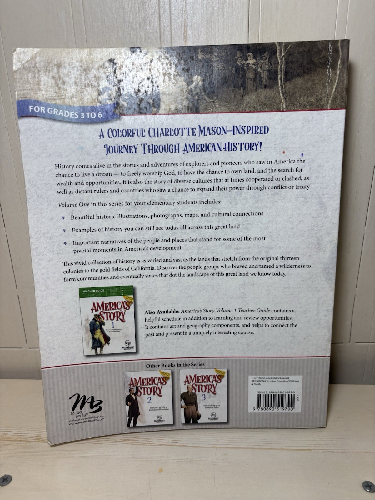 Master Books America’s Story 1 Paperback by Angela O’Dell Illustrated