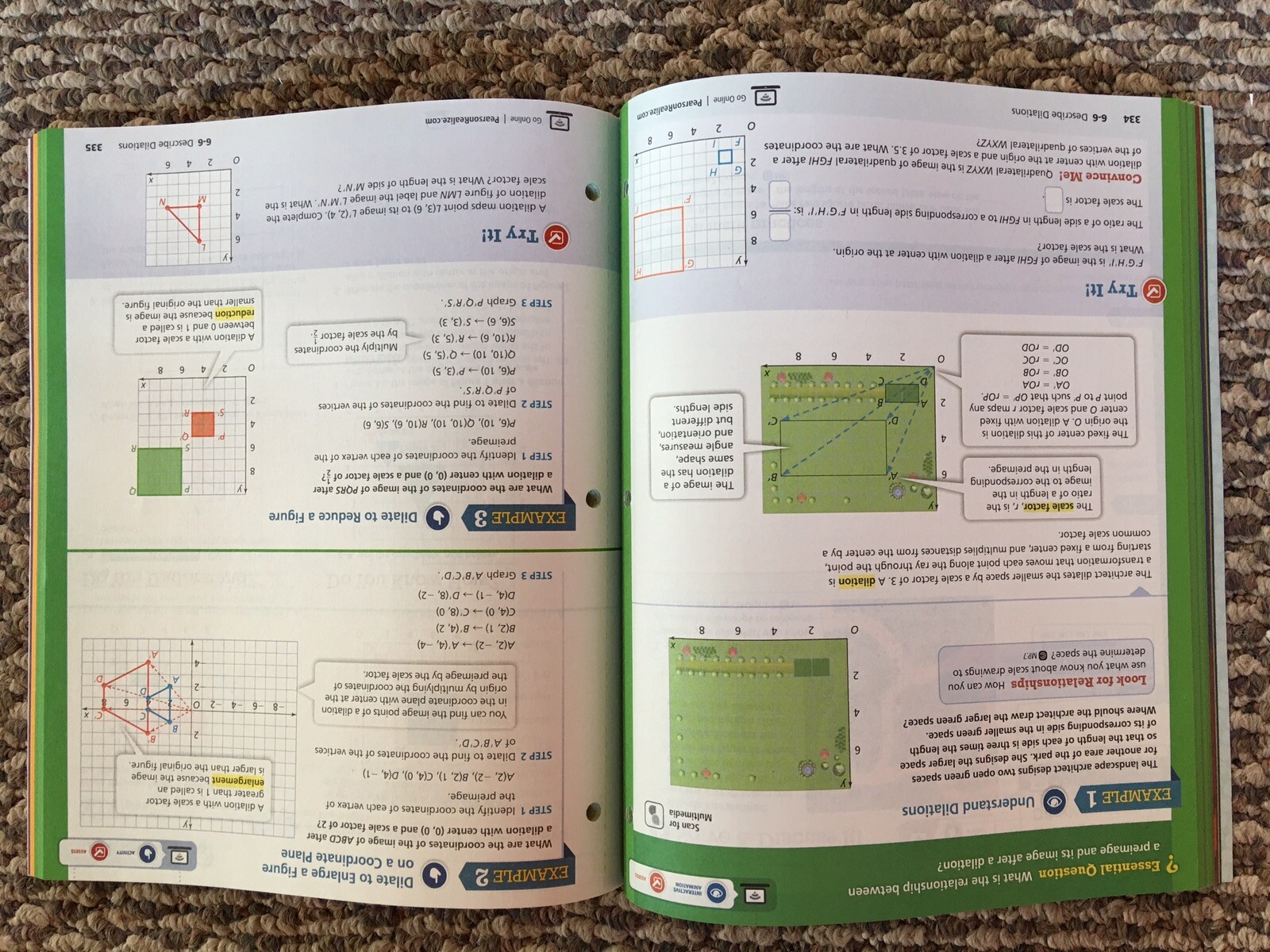 8th enVision Math 2.0 Volume 2 Grade 8 Student Book Common Core Pearson 2017
