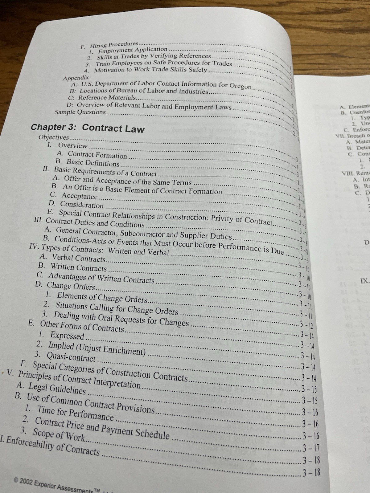 Oregon Contractors Reference Manual Third Edition State Of Oregon Manual