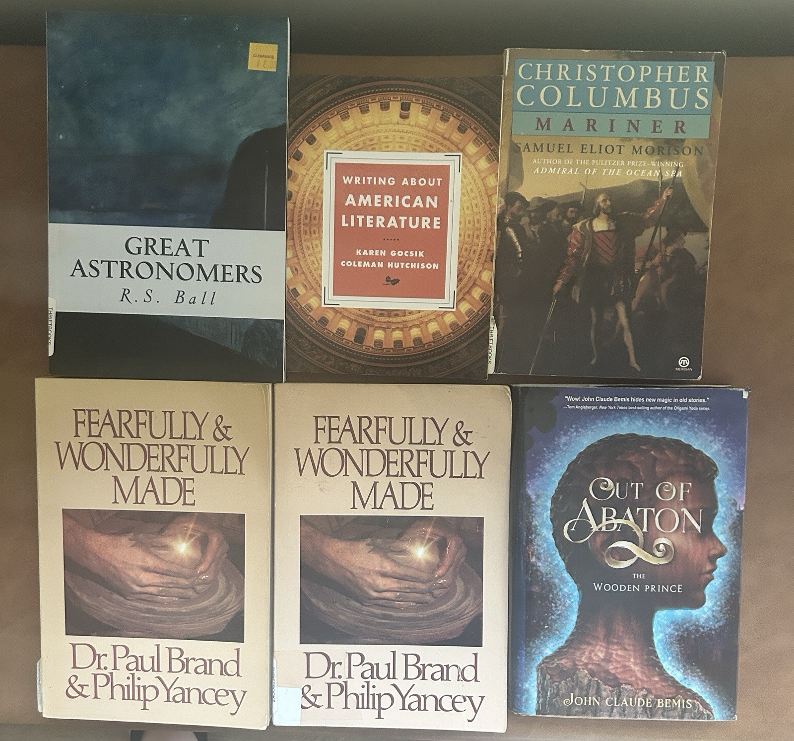Homeschool Book Bundle Literature History Science Christian Study Lot 6 Books