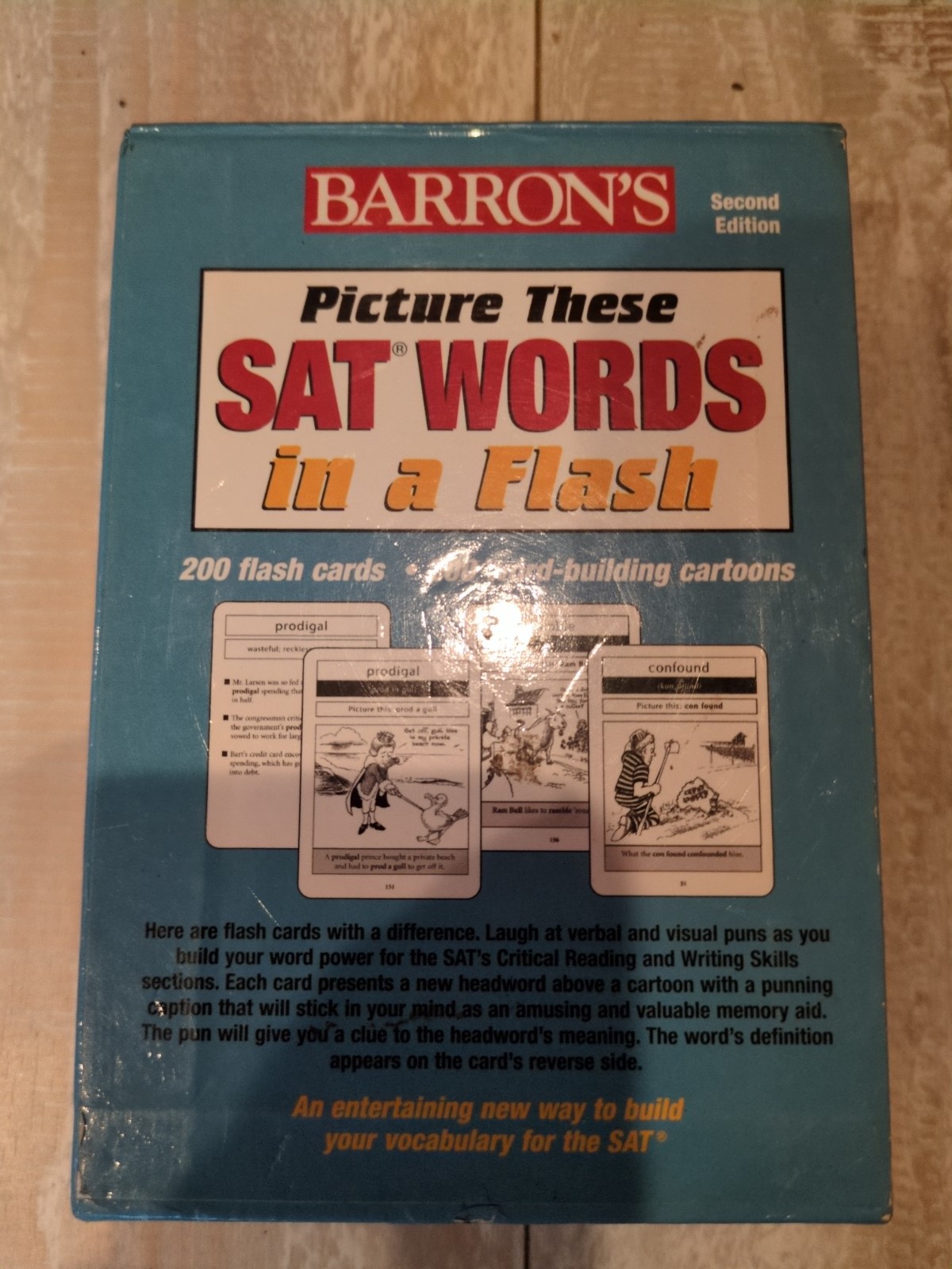 Picture These SAT Words in a Flash by Philip Geer (2010, Cards,Flash Cards,…