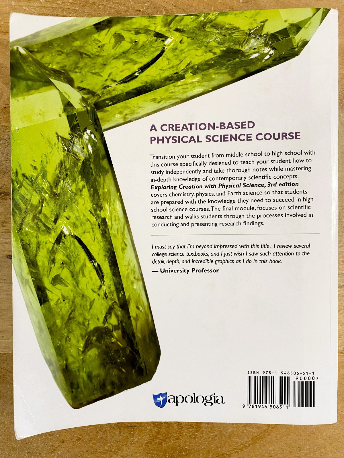 Apologia Exploring Creation with Physical Science 3rd Edition by Dr Jay L. Wile