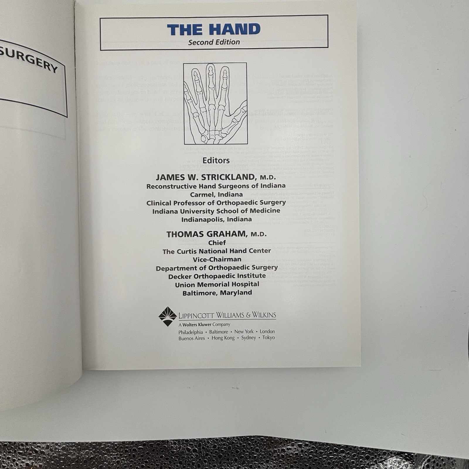 Master Techniques In Orthopaedic Surgery: The Hand by James W. Stickland