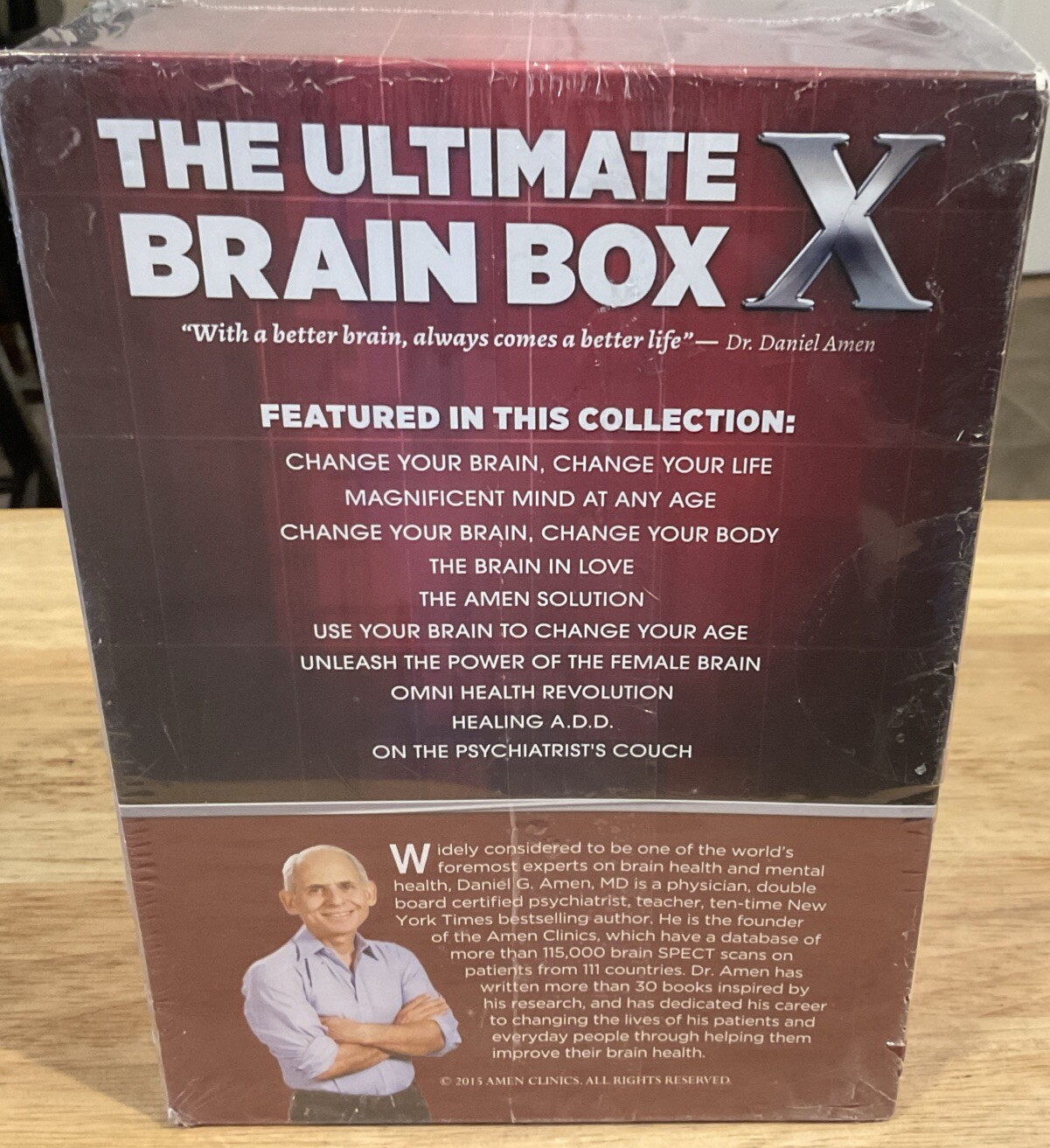 The Ultimate Brain Box X 10 DVD Box Set Daniel G. Amen Self-Help NEW Sealed