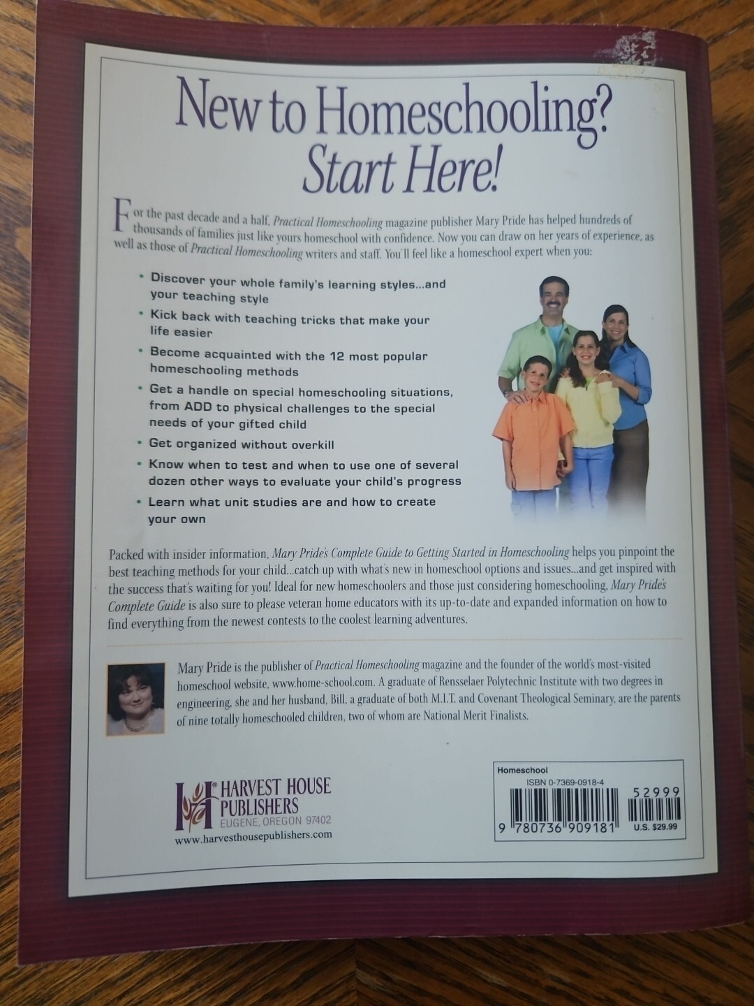 Mary Pride’s Complete Guide to Getting Started in Homeschooling. 600+pages. Good