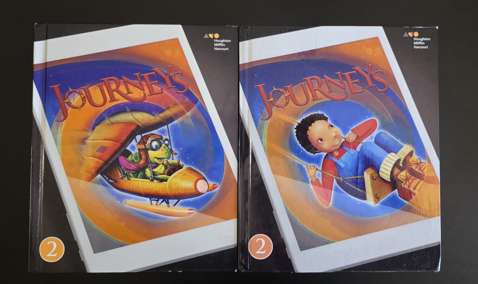 Journeys Complete Set 1-6 First Grade, 1-2 Second Grade and 1-2 Third Grade.