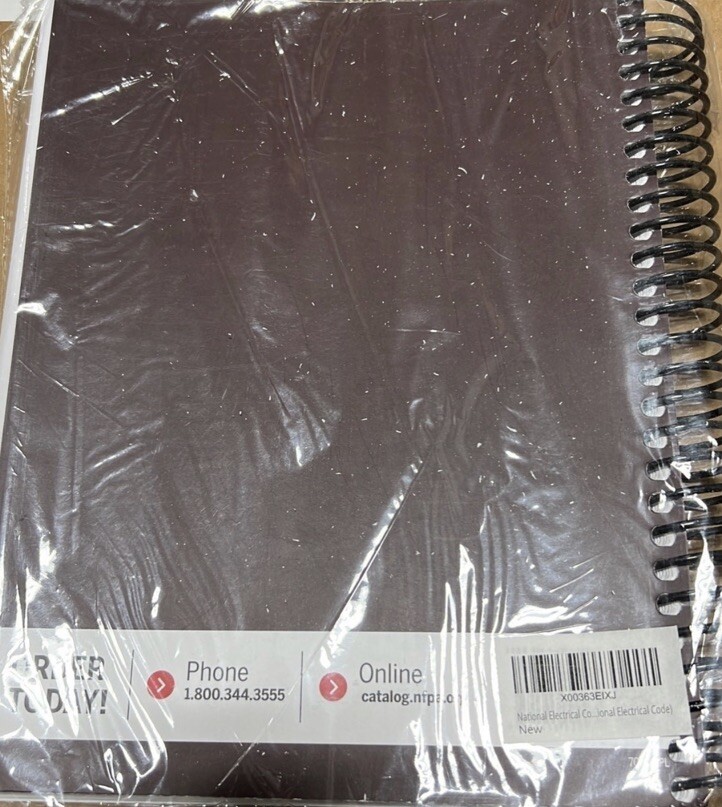 NFPA 70 National Electrical Code (NEC) 2020 Edition Spiral Free Shipping.