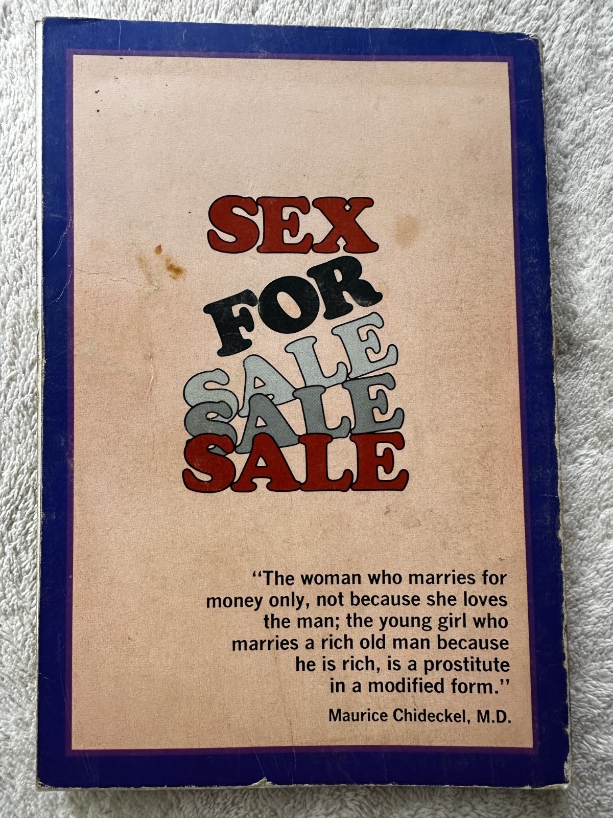 VINTAGE Sex For Sale: Prostitutes of the World 1972 Photo Book
