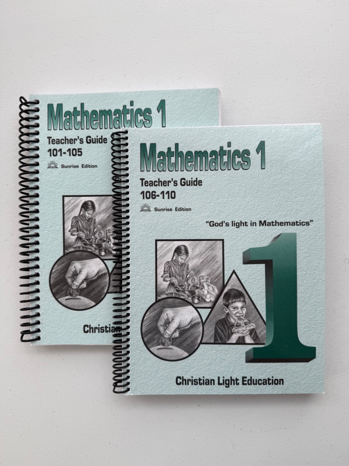 Christian Light Education – Mathematics 1 – Teachers Guides 101-105 & 106-110