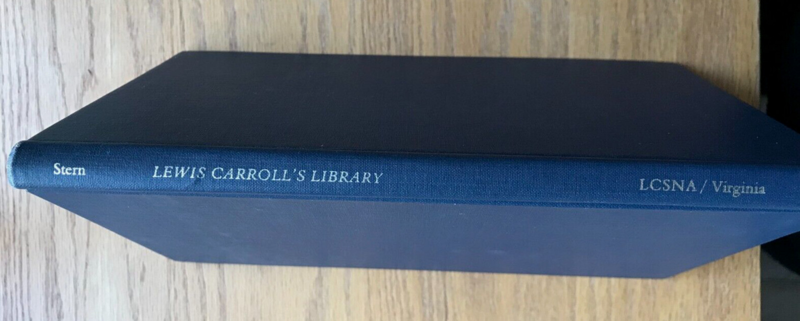 Lewis Carroll’s Library. Jeffrey Stern, ed. 1981, 1st ed. VG Hardcover.