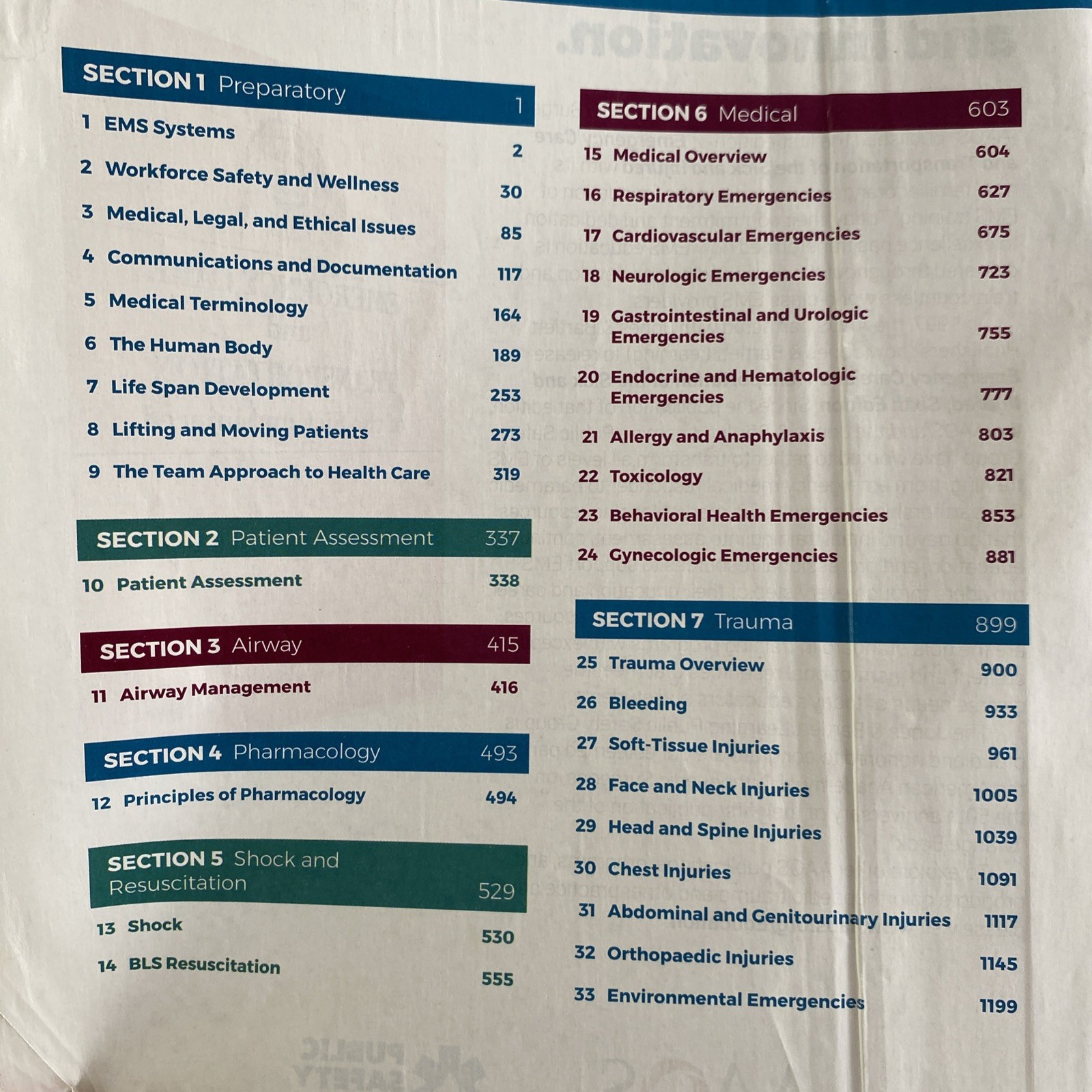 Emergency Care & Transportation of the Sick and Injured 12th Ed AAOS EMT EMS