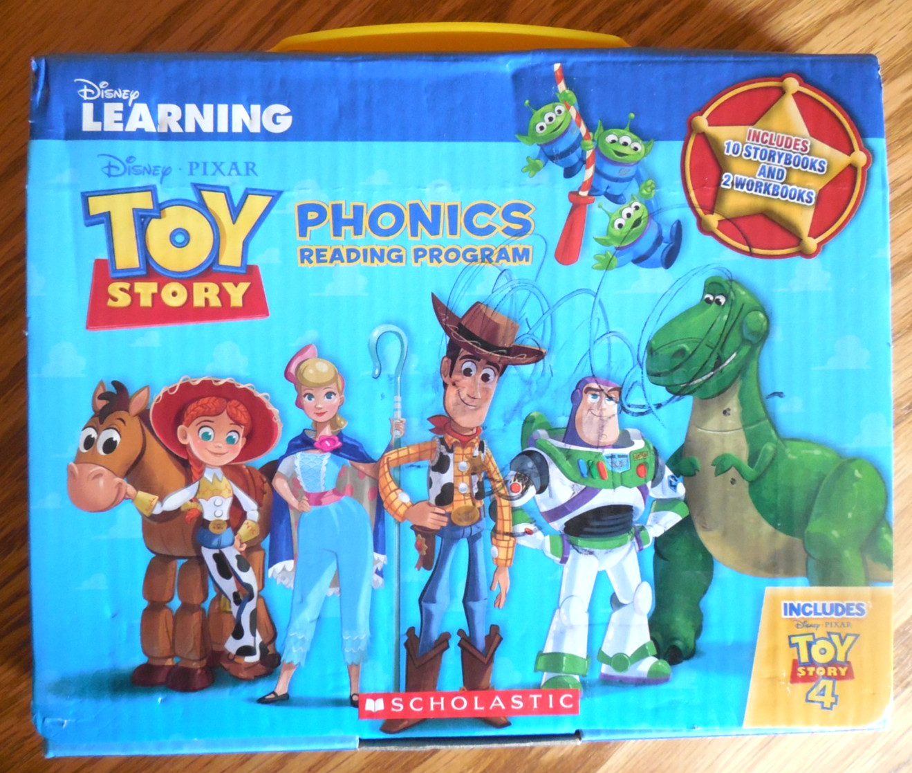 EUC Scholastic Disney “Toy Story” Phonics Reading Program 12-Book Box Set