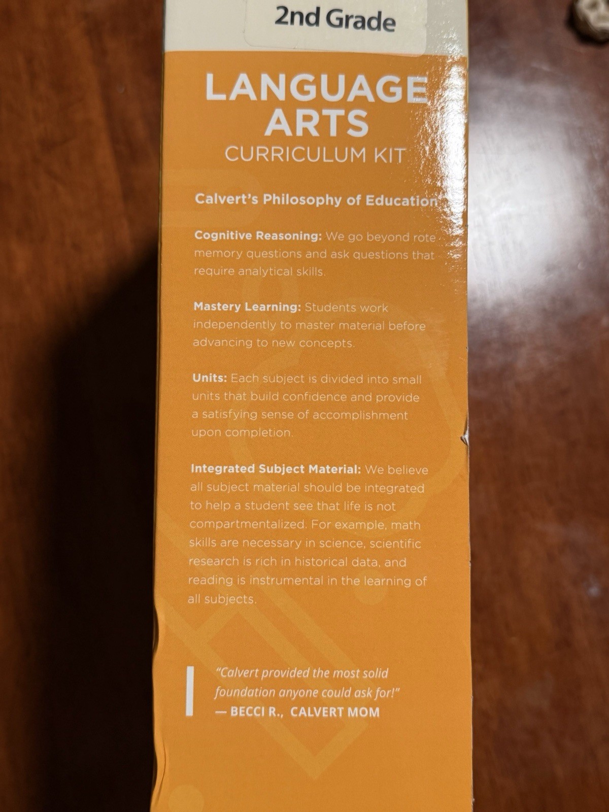 Calvert Language Arts Grade 2 Complete Set Homeschool Unused New