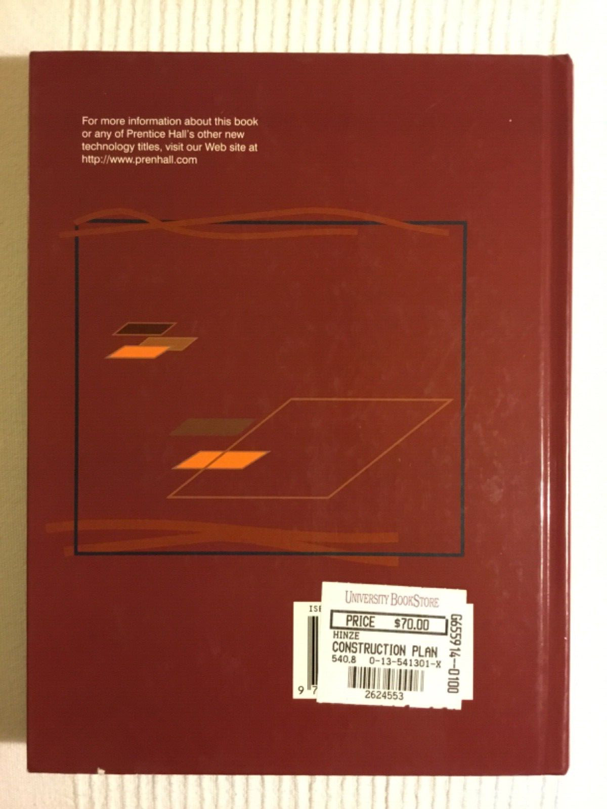 Construction Planning and Scheduling by Jimmie W Hinze 1st Edition 1999 printing