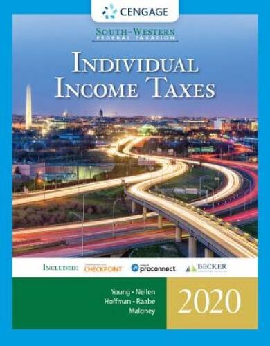South-Western Federal Taxation 2020: Individual Income Taxes (Intuit – VERY GOOD