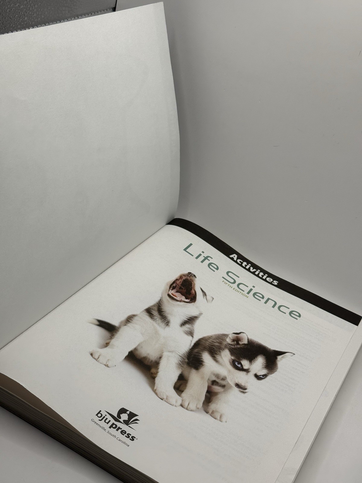 BJU Press Life Science Student Textbook & Activities Manual 5th Edition Grade 7