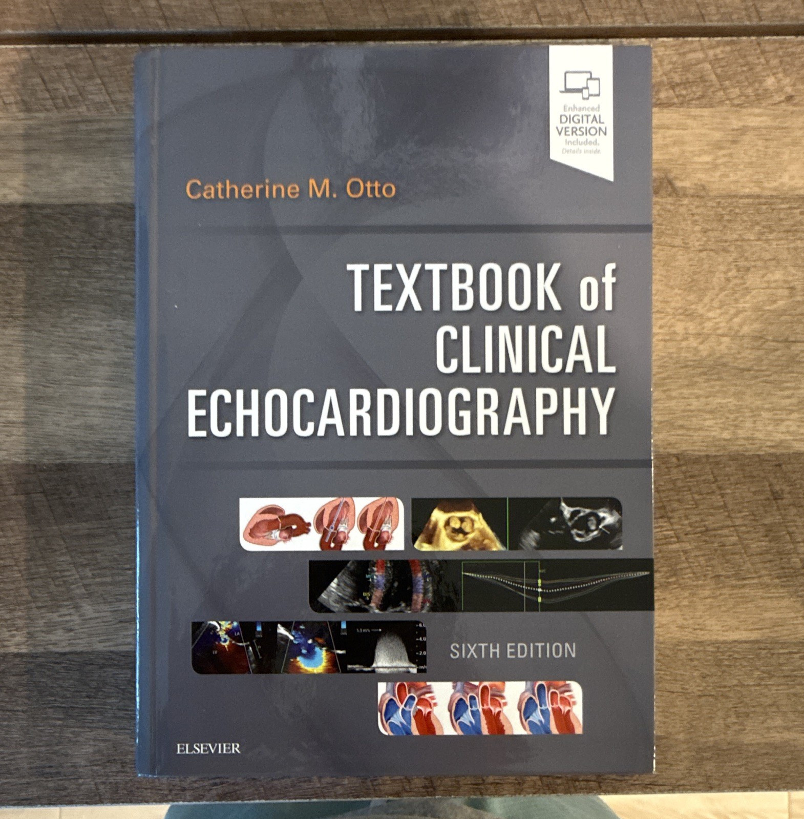 Elsevier Textbook of Clinical Echocardiography 6th Ed Hardcover 2016 + Digital