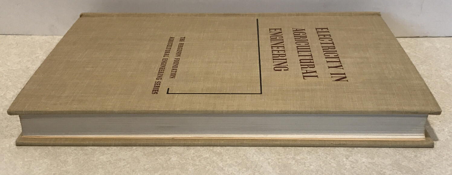 Electricity In Agricultural Engineering Wiley Hardcover Energy Applications 1958
