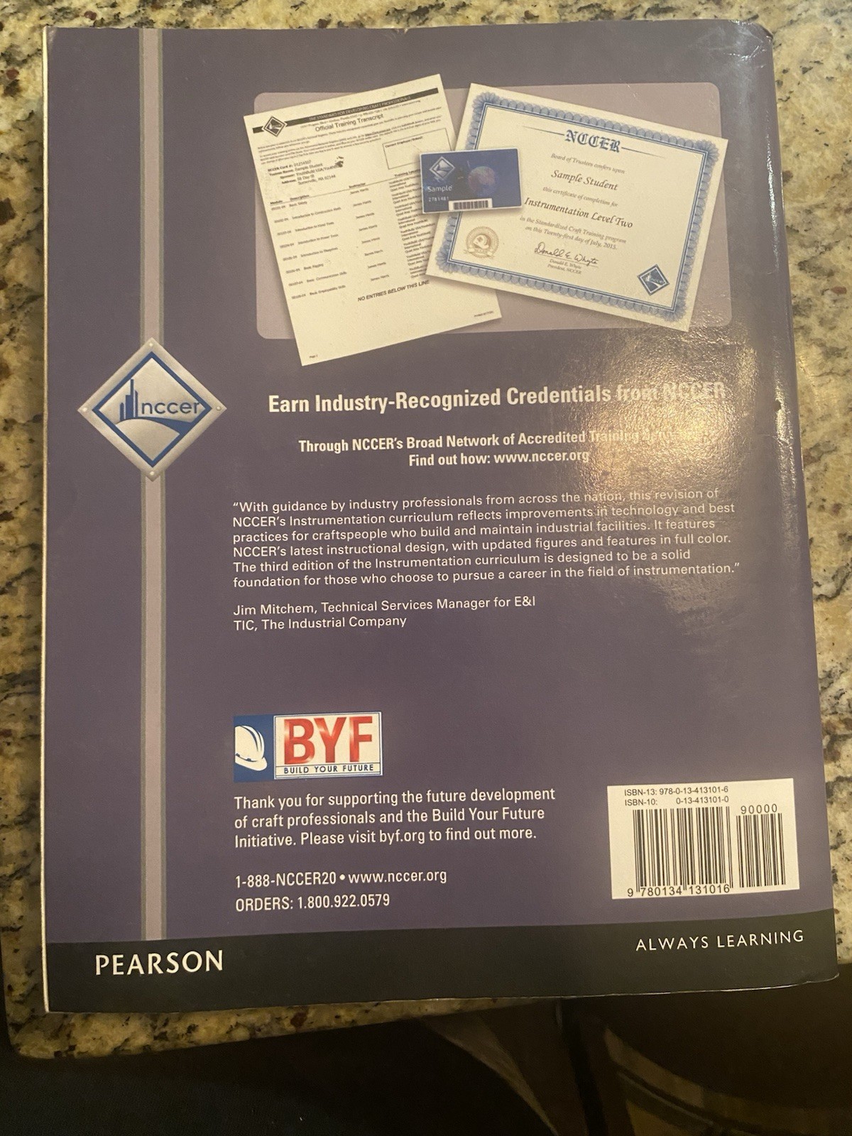 NCCER Instrumentation Level 2 Trainee Guide Third Edition Pearson 2011 English