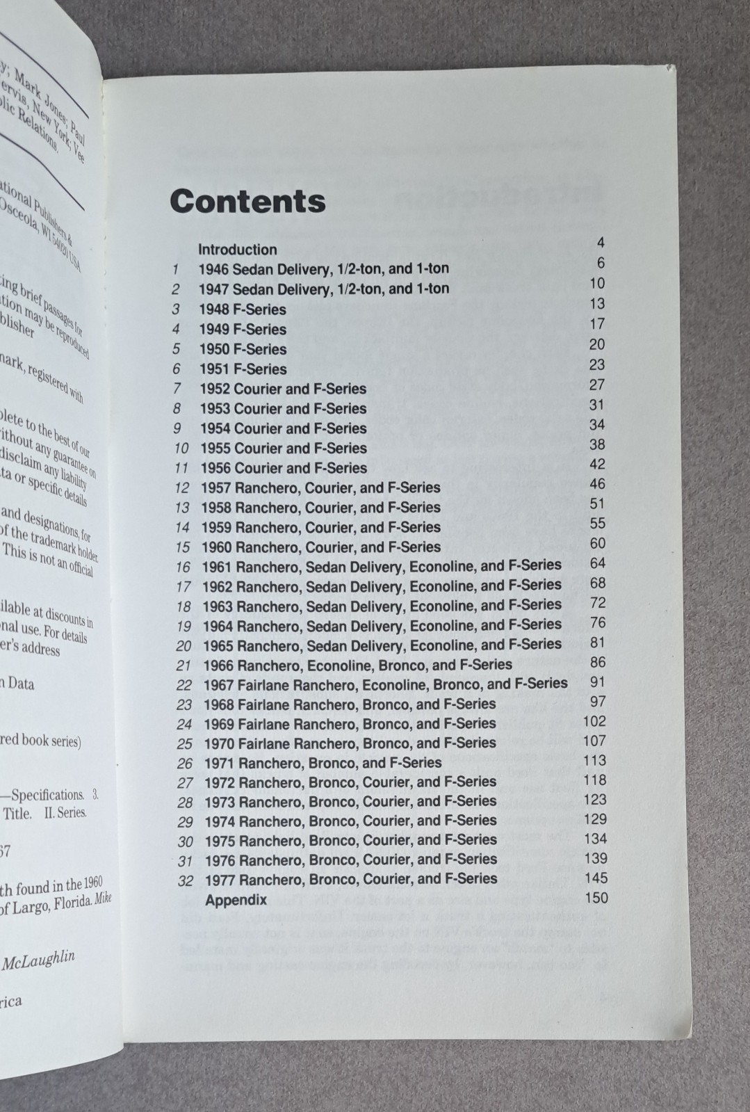 Ford Pickup [Red Book] by Peter C. Sessler USED Book (1946-1977, F-Series)