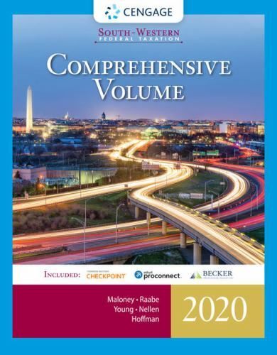 South-Western Federal Taxation Comprehensive Vol. 2020 – ISBN 978-0-357-10968-7