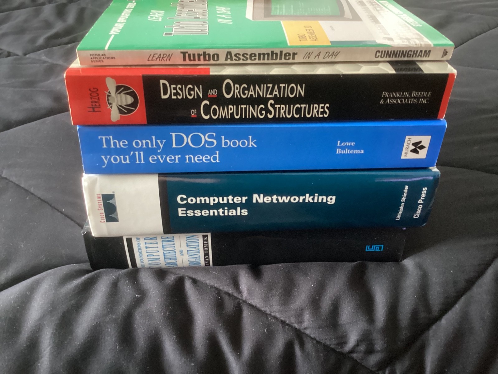 Mathematics lot of 5 Books, Computer Networking, DOS, Turbo Assembler
