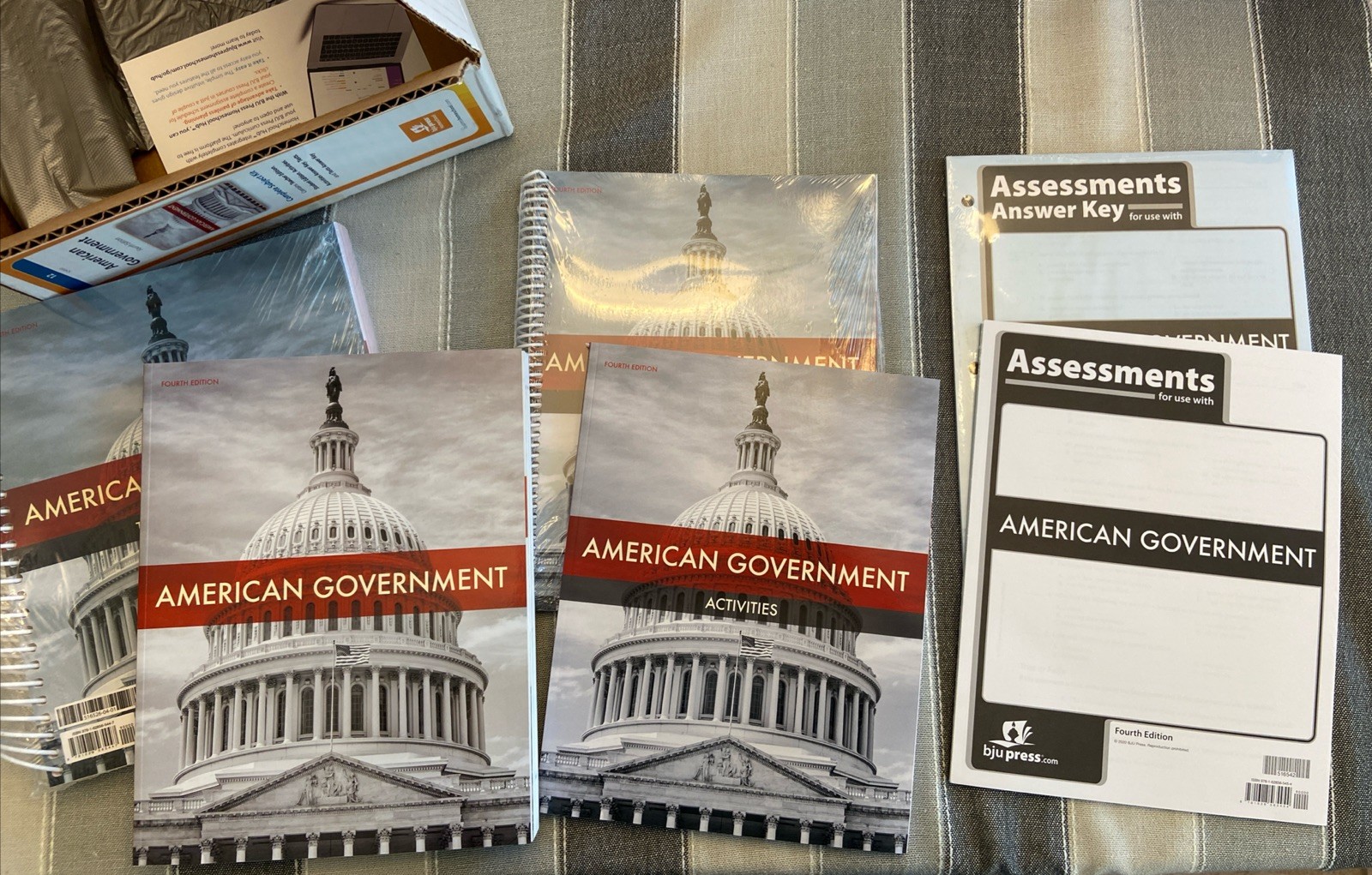 NEW BJU Press 12th grade AMERICAN GOVERNMENT Complete Subject Kit 4th ed History