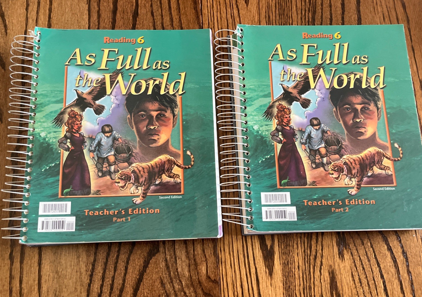 BJU Bob Jones Press Reading 6 Teacher’s Ed 2nd Ed Part 1 & 2 As Full As World