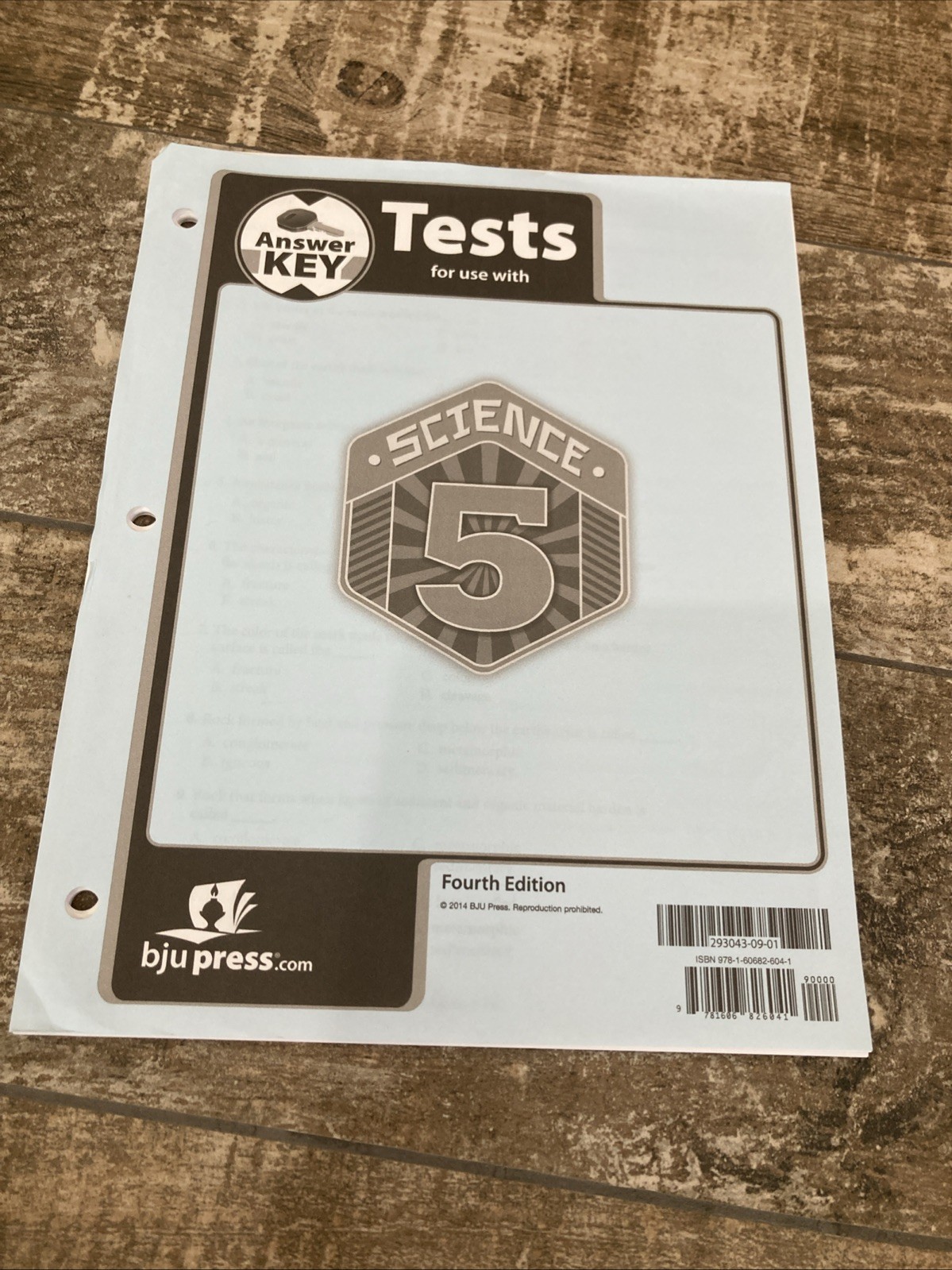 BJU Press Science 5 Fourth Edition