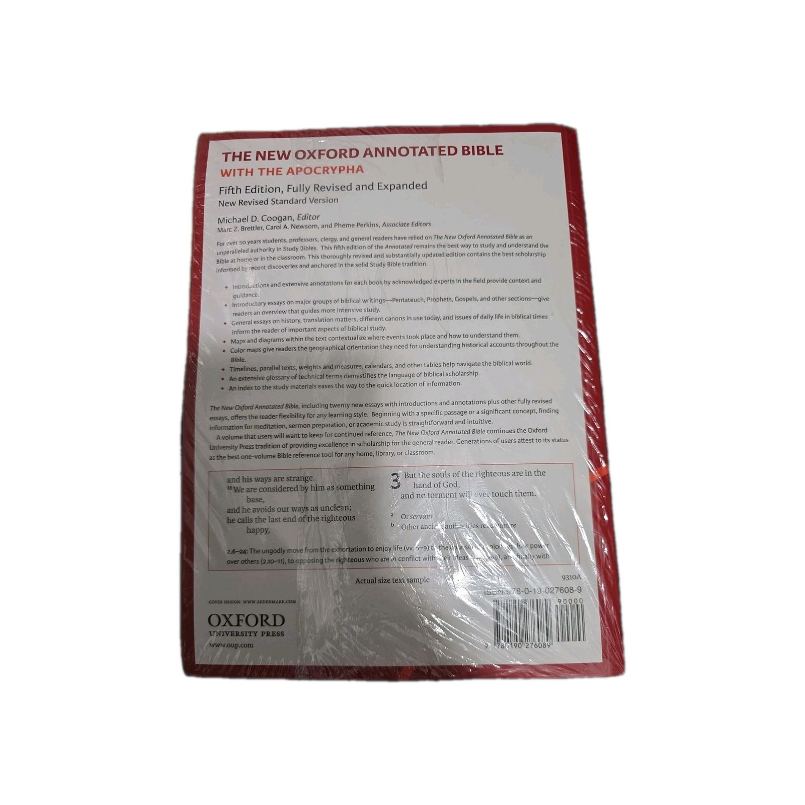 New Oxford Annotated Bible with Apocrypha : New Revised Standard Version by…