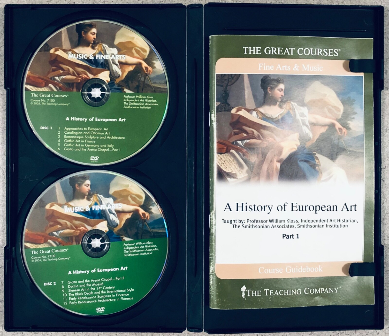The Great Courses:A History of European Art – Lectures on DVDs with Course Books
