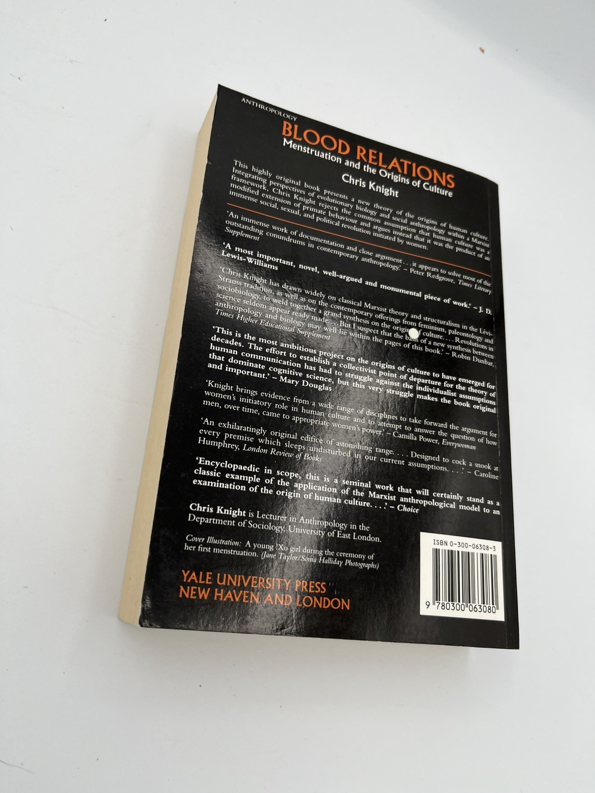 Blood Relations Origins of Culture by Chris Knight Yale University 1st Edition