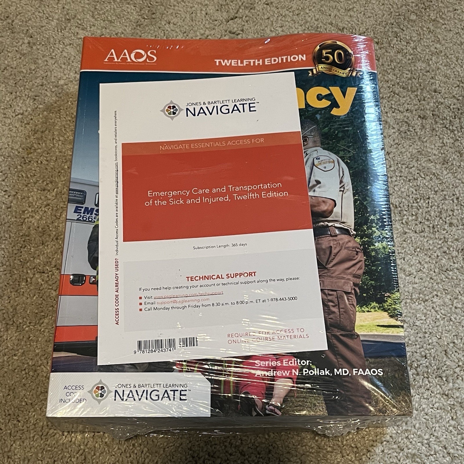 NEW AAOS Emergency Care And Transportation Of The Sick And Injured, 12th Edition