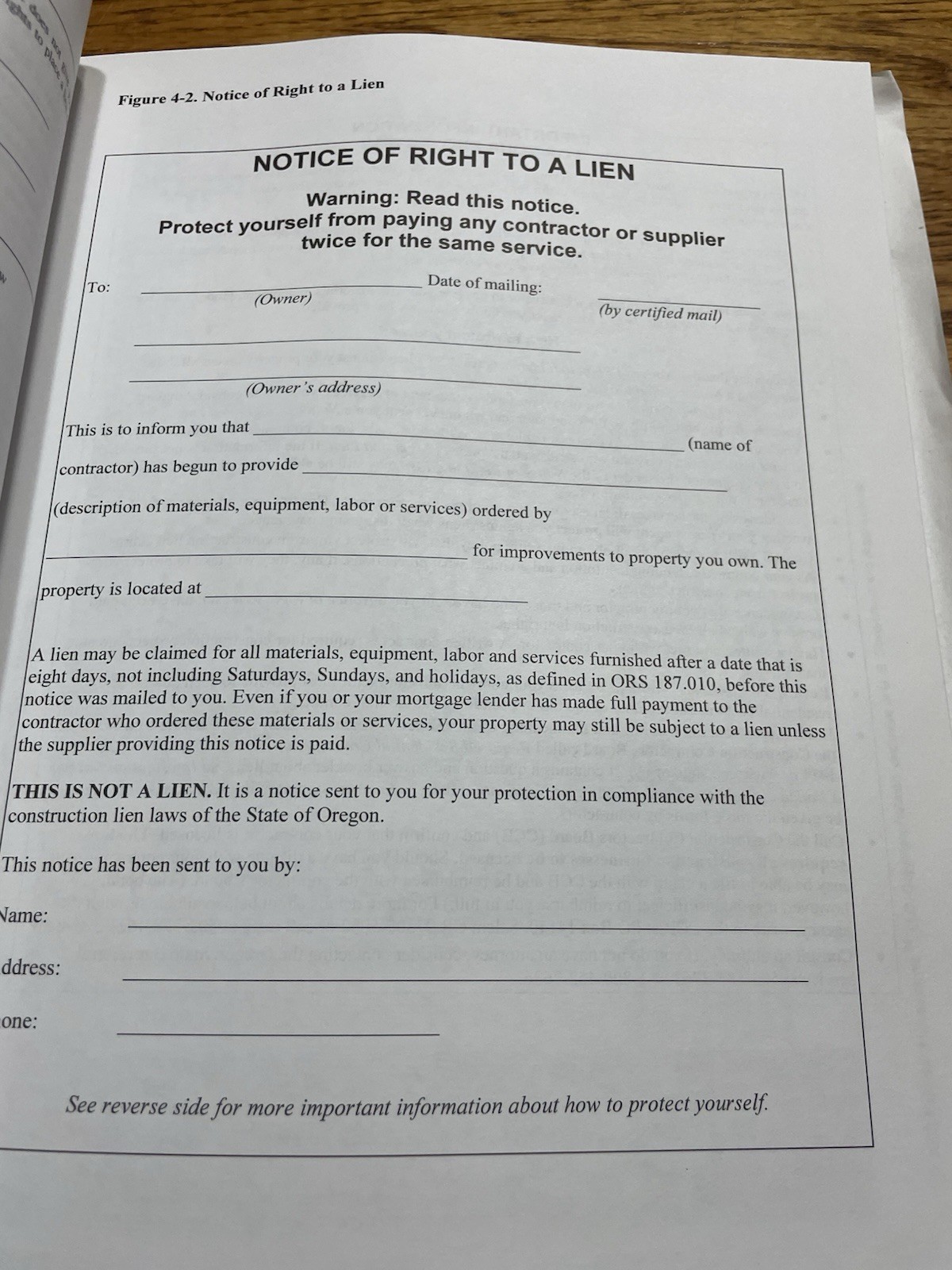 Oregon Contractors Reference Manual Third Edition State Of Oregon Manual