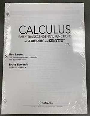 Calculus: Early Transcendental – Loose Leaf, by Ron Larson; Bruce – Acceptable